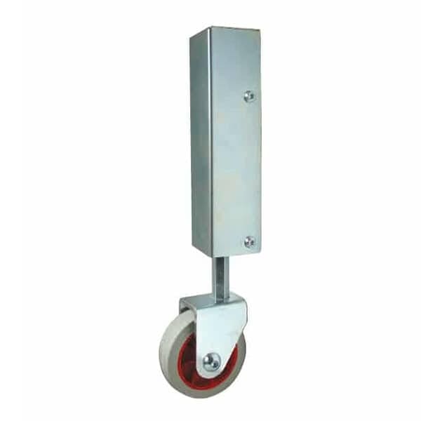 Verend steunwiel - H= 325 mm - Wiel Ø80 mm
