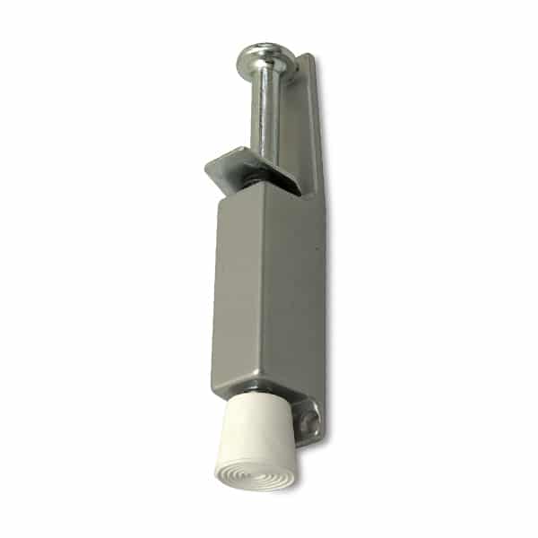 Deurvastzetter met voetstift - Grijs - 165 x 30 mm