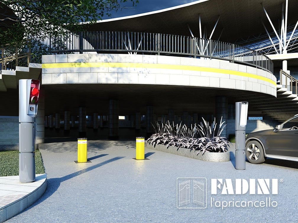 Fadini TALOS bollards uitgelicht