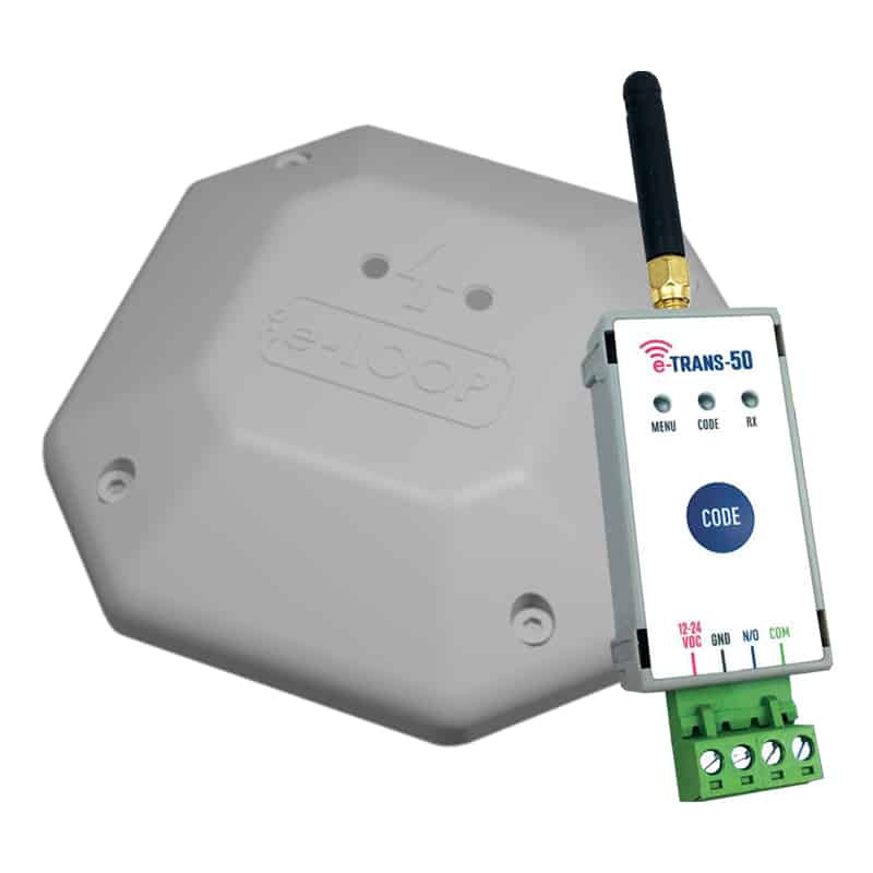 E-Loop MINI residential detectiekit - Met E-Trans 50 ontvanger - Opbouw - Exit Mode E-loopMK